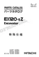 HITACHI EX120-5Z Special Specification Excavator Parts Catalog Manual