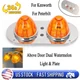 For Peterbilt 359/379/389 - W900L Above Door Dual Watermelon Plate & LED Light