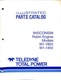 Teledyne Total Power Parts Catalog Wisconsin Robin Engine Models W1-185V W1-145V