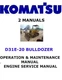 KOMATSU D31E-20 BULLDOZER MANUAL OPERATION & MAINTENANCE ENGINE REPAIR PDF/USB