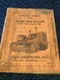 ORIGINAL ALLIS-CHALMERS HD 21 CRAWLER TRACTOR OPERATORS MANUAL