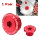 CNC Left Crankcase Cover Engine Plug Cap Bolts Screw For HONDA XR 125L 150L 190L