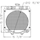Radiator 66301-58710 Fits Kubota B8200