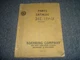 Koehring Models 34E-1A & 34E-1B Paver Repair Parts Catalog Manual List xz