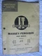 I&T MASSEY FERGUSON MF303,MF404,406 TRACTOR SHOP MANUAL