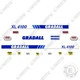 Fits Gradall XL4100 Decal Kit Excavator Decals Reproduction Stickers - 3M VINYL!