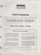 1982 KOHLER ENGINES MODEL K141  6.25HP PARTS MANUAL TP-1052-A (556)