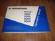 International Heavy 2000 5000 8000 9000 Operators Manual 1087593-R3 1/95