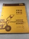 Fiat Allis FR10, FR12  Wheel Loader Service Specification Manual