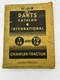 IH International T-14 TD-14 Crawler Tractor Parts Catalog, TC-25B