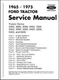 AOLDHYY Ford Tractor Service Manual - Series 2000-7000 1965-1975 [Paperback] Dav