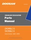 Daewoo Doosan DX340LC-5 DX350LC-5 Crawler Excavator Parts Catalog Manual