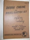 1953 CATERPILLAR D8800 ENGINE & DIESEL ELECTRIC SET PARTS CATALOG BOOK MANUAL