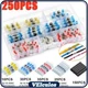 Waterproof 250X Solder Seal Sleeve Heat Shrink Butt Wire Connectors Terminals