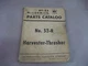1949 Parts Catalog for IH McCormick Deering  No. 52-R HarvesterThresher