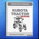 KUBOTA B2630 B3030 B3000 OPERATORS MANUAL - TOUGH WIRE BOUND - RUGGED COVERS
