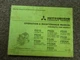 Mitsubishi FG30 FG35A FD20 FD25 Forklift Lift Truck Operator Maintenance Manual