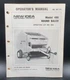 New Idea Operators Manual Model 486 Round Baler No RB-110