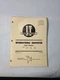 I&T Shop Service International Harvester SHOP MANUAL IH-45 275 2444 G627