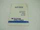 Wisconsin Robin W1-185V W1-145V Engine Parts Catalog Manual