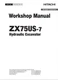 HITACHI ZAXIS ZX75US-7 Excavator Workshop Service Manual WDEW60-EN-00