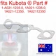 for Kubota Exhaust Manifold Gasket M4900DT M4900DT-CAB, M4900SU, M4900SUDT M5700