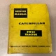 CAT Caterpillar DW20 TRACTOR SERVICE SHOP REPAIR MANUAL GUIDE sn 57C 67C 87E 88E