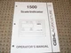 Gehl 1500 Scale Indicator Operator's Manual