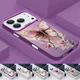 For iPhone 17 16 Pro Max 15 14 13 12 11 8 7 Butterfly Flower IMD Hard Case Cover