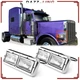 Headlights Headlamp Pair For Kenworth T600 W900 Peterbilt 379 Western Star 4900