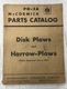 IH McCormick Disk and Harrow-Plows Parts Catalog PO-3A