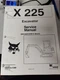 Bobcat X225 Compact Excavator Service Manual Shop Repair Book 2 Part # 6720874
