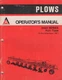 1976 ALLIS-CHALMERS 2500 SERIES PULL TYPE PLOWS OPERATOR'S MANUAL 587409 (271)