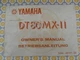 ⭐YAMAHA DT80 DT 80 DT80MX  MX 1981 GENUINE OWNERS MANUAL  # FREE POST