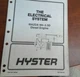 Hyster The Electrical System 897594 2200 SRM 550