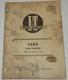 Ford FO-27  I &T Service & Repair Manual, Covers Models 8000-9000