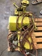 Yale 4000lb Pneumatic Air Chain Hoist 12' Lift Manual Carriage With controls