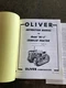 Oliver Instruction Manual for Model "OC-3" Crawler Tractor Serial No 350 and 1WH