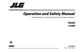 JLG 1230P Vertical Mast Maintenance Operation Operators Manual