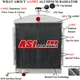 Aluminum Tractor Radiator For Lincoln Welder 200 250 AMP SA200 SA250 #G10877198