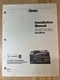 Onan Installation Manual BGE-BGEL GenSets RV Electric Generating Set.  D2