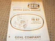Gehl FB 87 Forage Blower Dealer's Parts Manual