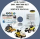 CUB CADET 2000 3000 7000 RZT SERIES TRACTORS, MOWER, SERVICE REPAIR MANUAL