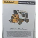 2009 - 2014 Cub Cadet LTX1000 SLTX1000 Series Service Manual 278 pages