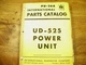 IH  INTERNATIONAL UD-525 POWER UNIT PARTS CATALOG PU-36A