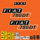 Fiat 780 DT tractor decal aufkleber adesivo sticker set