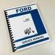 Ford 8000 Tractor Service Repair Shop Manual Technical New Oem Overhaul