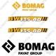 Fits Bomag BW 135 AD Tandem Vibratory Roller Decal Kit - 7YEAR VINYL!