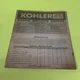 1974 Kohler Engines Model K91 K141 K161 K181 owners manual Original