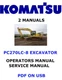 Komatsu PC270LC-8 Hydraulic Excavator Owners Service Shop Operators Manual PDF